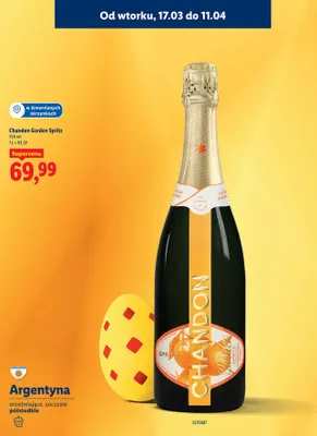 Wino musujące Garden Spritz promocja w Lidl