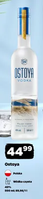 Wódka czysta Ostoya promocja w Netto
