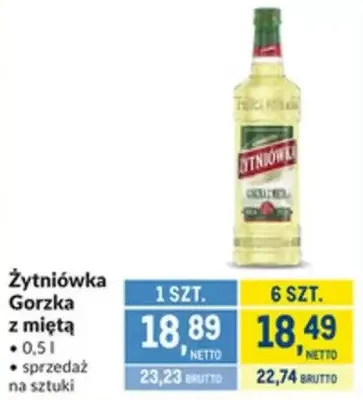 Żytniówka Gorzka Finlandia promocja w Makro