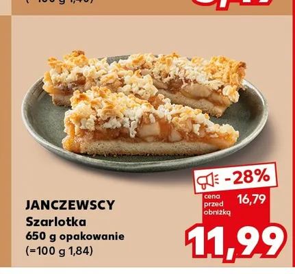 Szarlotka Janczewscy promocja w Kaufland