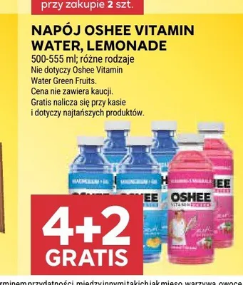 Napój Oshee Vitamin Water promocja w Stokrotka