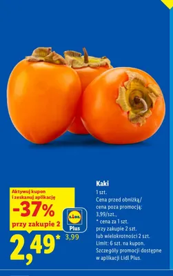 Kaki promocja w Lidl