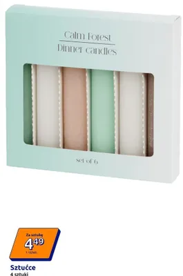Świece dekoracyjne Calm Forest Action promocja w Action