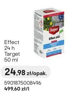 Środek chwastobójczy Effect 24h Target 50ml promocja w Castorama