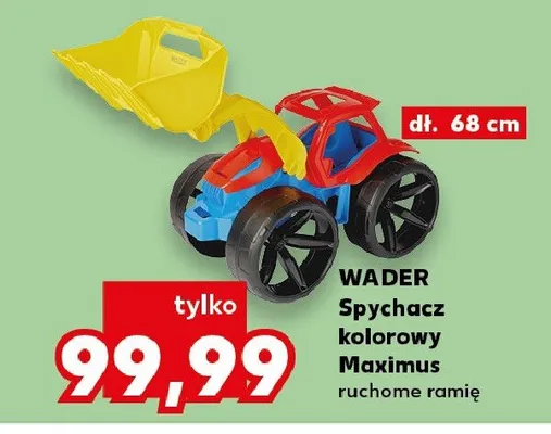 Spychacz kolorowy Maximus ruchoma ramię promocja w Kaufland