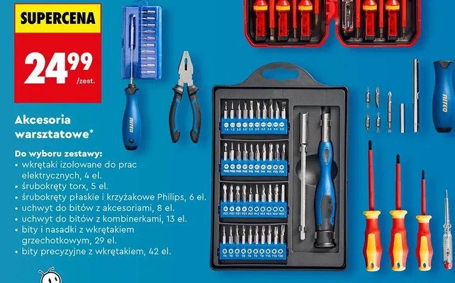 Akcesoria warsztatowe promocja w Biedronka