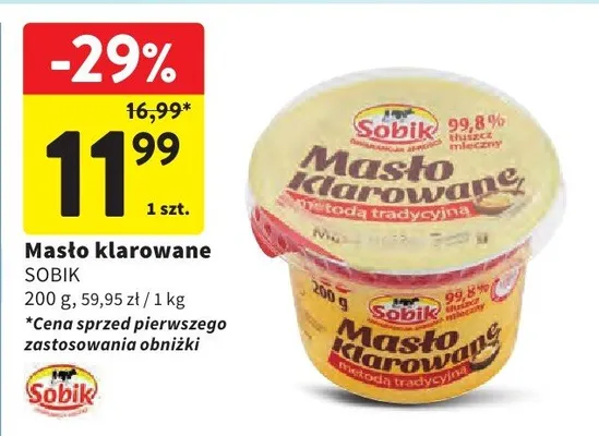Masło klarowane promocja w Intermarche