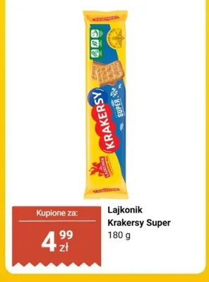 Krakersy Super Lajkonik promocja w Biedronka