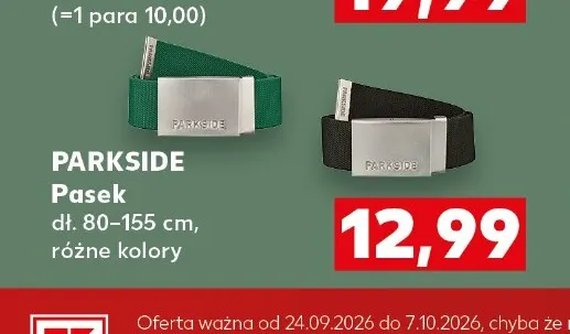 Pasek Parkside promocja w Kaufland