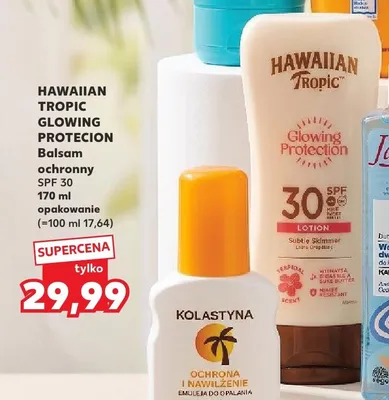 Balsam ochronny Hawaiian Tropic Glowing Protection SPF 30 promocja w Kaufland