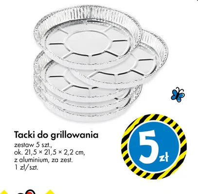 Tacki do grillowania z aluminium promocja w Tedi