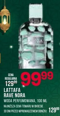 Woda perfumowana, lattafa rave nora, 100ml promocja w Drogerie Natura