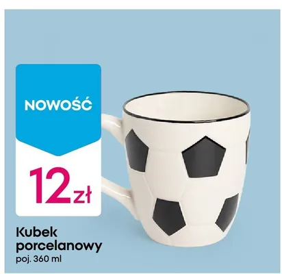 Kubek porcelanowy promocja w Pepco