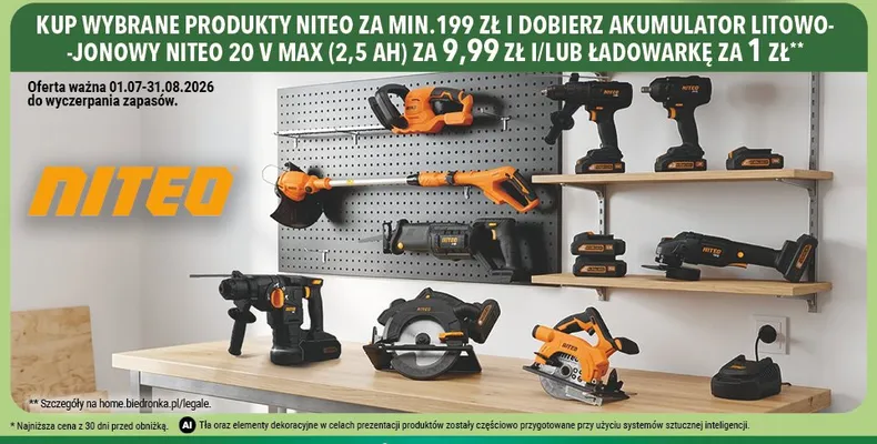 Ładowarka Niteo promocja w Biedronka Home