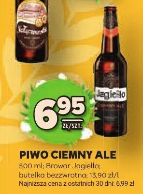 Piwo ciemny ale promocja w Stokrotka