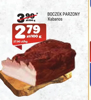Boczek parzony Kabanos promocja w Społem Praga