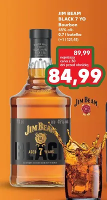 Bourbon Jim Beam Black 7 YO 45% promocja w Kaufland