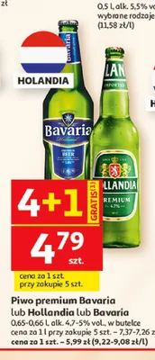 Piwo Bavaria Premium promocja w Auchan