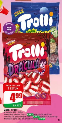Żelki Trolli promocja w Dino