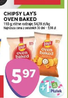 Chipsy Lay's Oven Baked promocja w Stokrotka