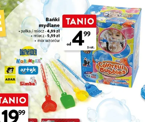 Bańki mydlane miecz promocja w Intermarche