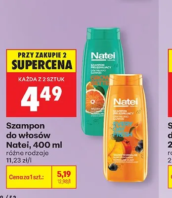 Szampon do włosów Natei promocja w Biedronka
