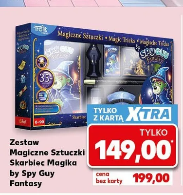 Zestaw Magiczne Sztuczki Skarbiec Magika by Spy Guy Fantasy Kaufland promocja w Kaufland