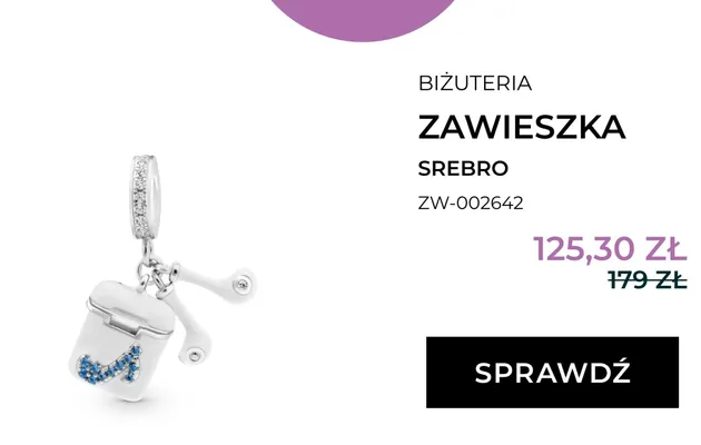 Zawieszka srebro ZW-002642 Briju promocja w Dzień Dziecka