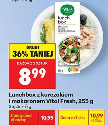 Lunchbox z kurczakiem i makaronem promocja w Biedronka