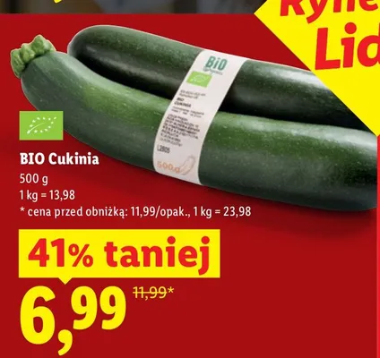 BIO Cukinia promocja w Lidl