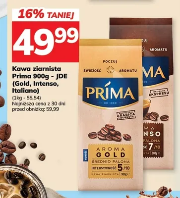 Kawa ziarnista Prima Gold promocja w Hitpol