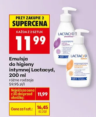 Emulsja do higieny intymnej promocja w Biedronka