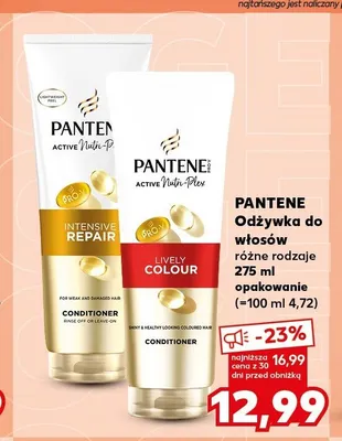 Odżywka do włosów Pantene Lively Colour promocja w Kaufland