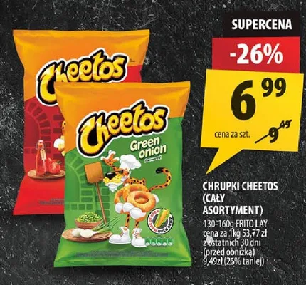 Chrupki Cheetos promocja w Arhelan