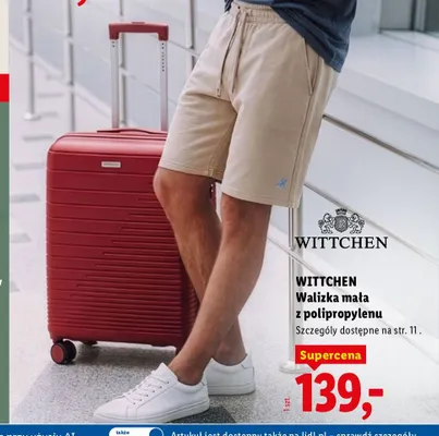 Walizka mała z polipropylenu WITTCHEN promocja w Lidl
