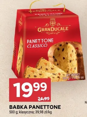Babka panettone classico GranDucale promocja w Stokrotka