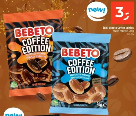 Żelki Bebeto Coffee Edition Espresso promocja w Dealz
