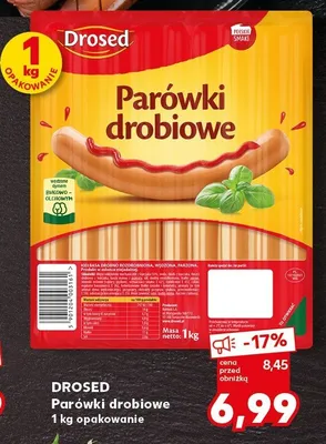 Parówki drobiowe promocja w Kaufland