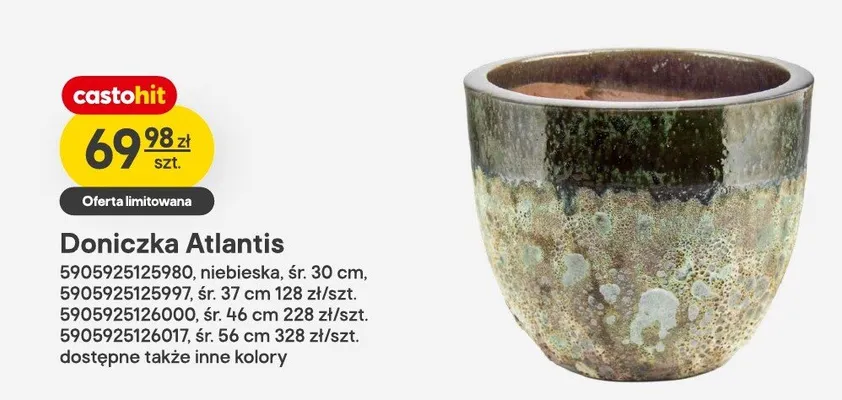Doniczka atlantis promocja w Castorama