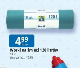 Worki na śmieci 120 l Eco+ promocja w Leclerc