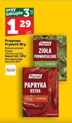 Przyprawa Prymat zioła prowansalskie promocja w TOPAZ