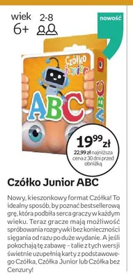 Gra Czółko Junior ABC promocja w Dzień Dziecka