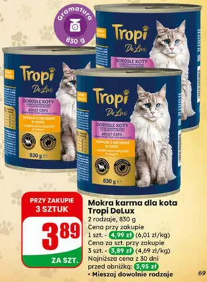 Mokra karma dla kota DeLux promocja w Dino