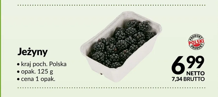 Jeżyny promocja w Makro