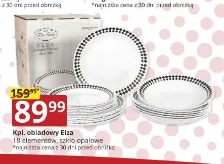 Komplet obiadowy Elza promocja w Prymus AGD