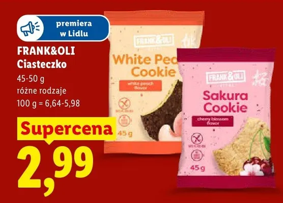 Ciasteczko, różne rodzaje promocja w Lidl