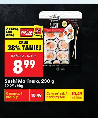 Sushi Marinero promocja w Biedronka