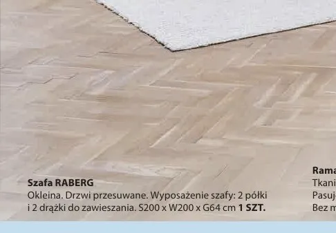 Szafa Raberg promocja w Jysk