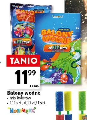 Balony wodne NORIMPEX 111-pak promocja w Intermarche