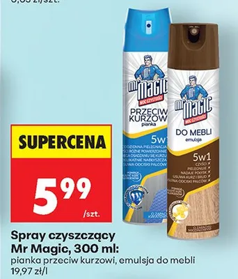 Spray czyszczący pianka przeciw kurzowi promocja w Biedronka